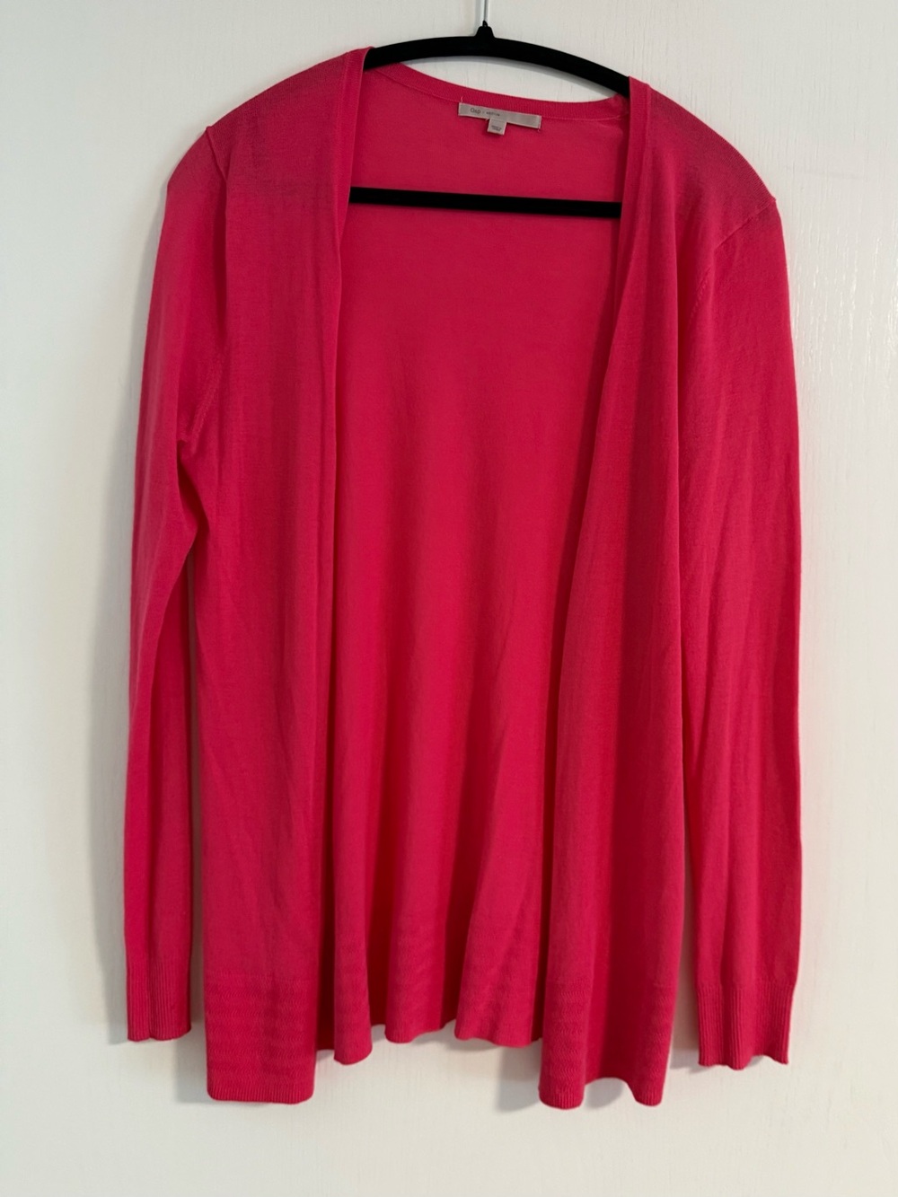 Gap Women’s button down Front Pink Cardigan gold buttons size medium